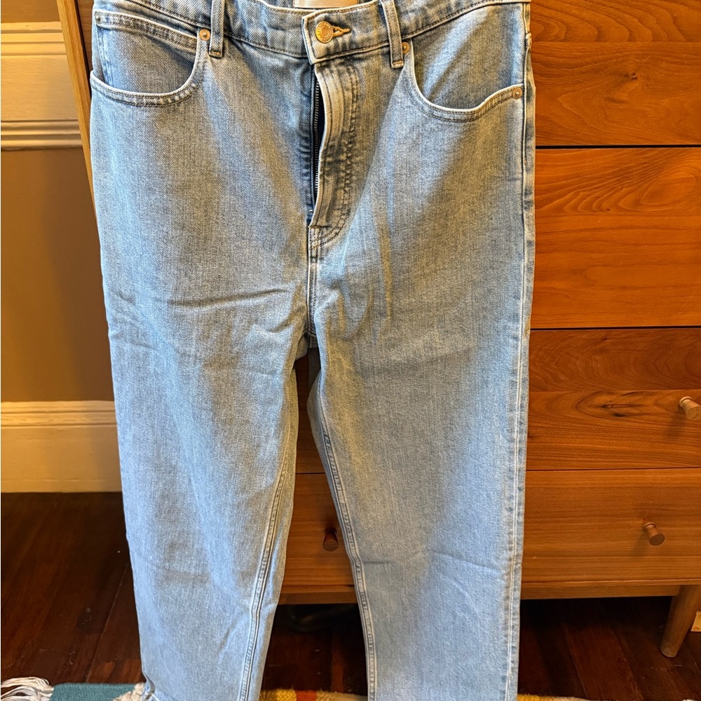 Everlane Straight Leg The Way High Jeans